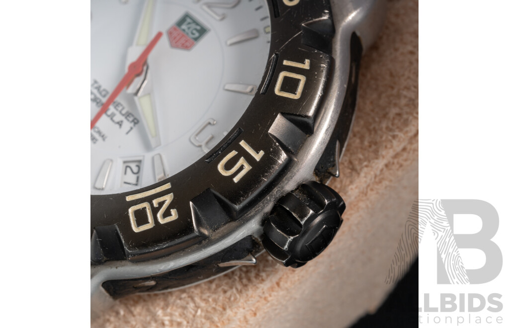 TAG Heuer 38mm Formula 1 Solargraph Watch, Model WBY1111.BA0042