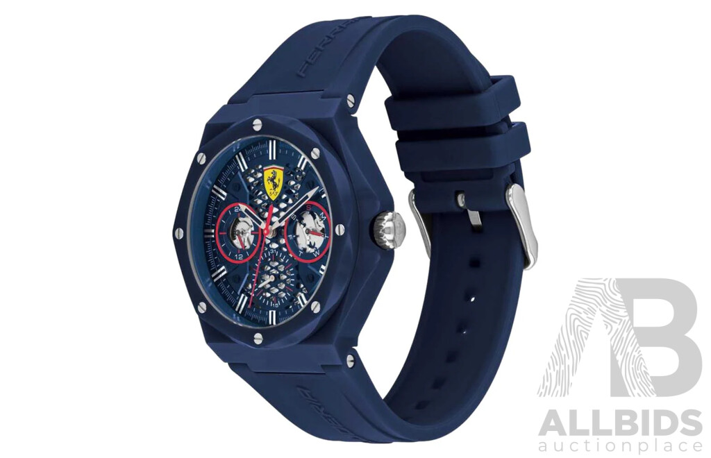 Scuderia Ferrari 44mm Blue Aspire Watch, Model 830788