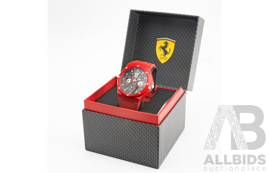 Scuderia Ferrari 44mm Red Aspire Watch, Model 830786