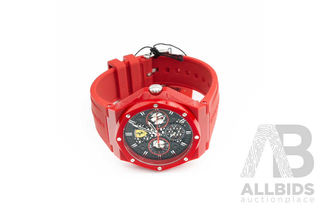 Scuderia Ferrari 44mm Red Aspire Watch, Model 830786