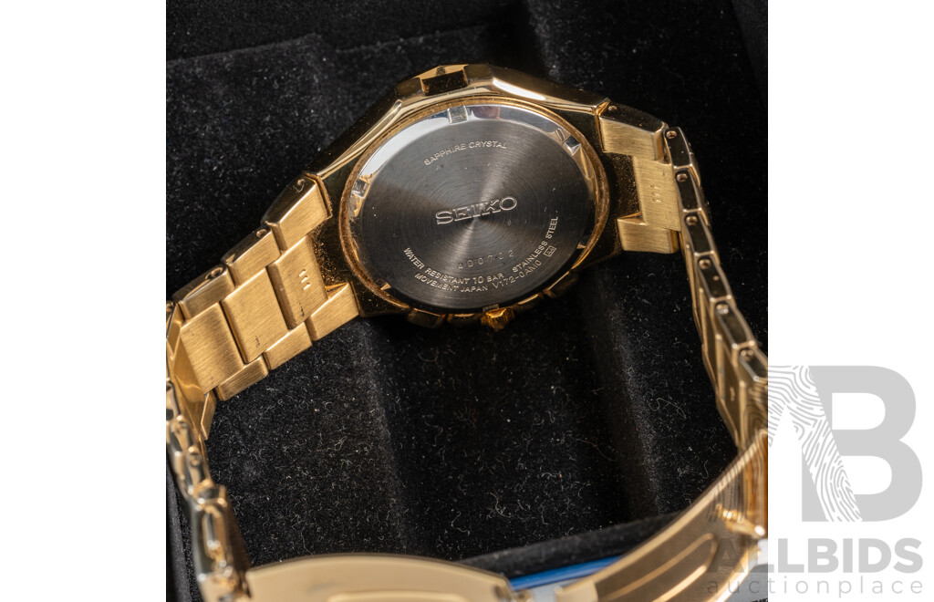 Seiko 42mm Coutura Solar Watch, Model SSC198