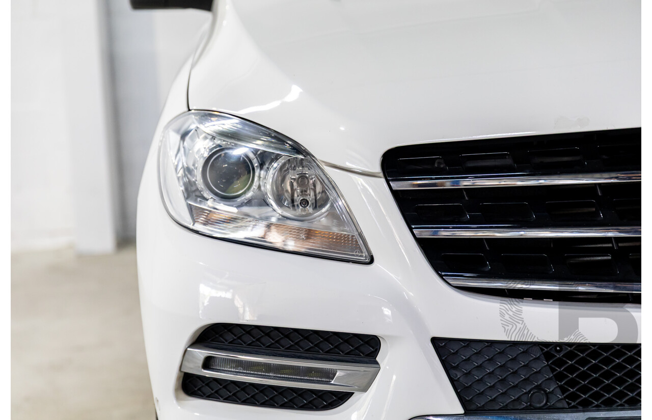 11/2014 Mercedes-Benz ML250 CDI Bluetec (4x4) 166 4d Wagon Polar White Turbo Diesel 2.1L