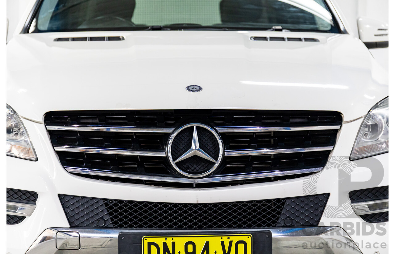 11/2014 Mercedes-Benz ML250 CDI Bluetec (4x4) 166 4d Wagon Polar White Turbo Diesel 2.1L