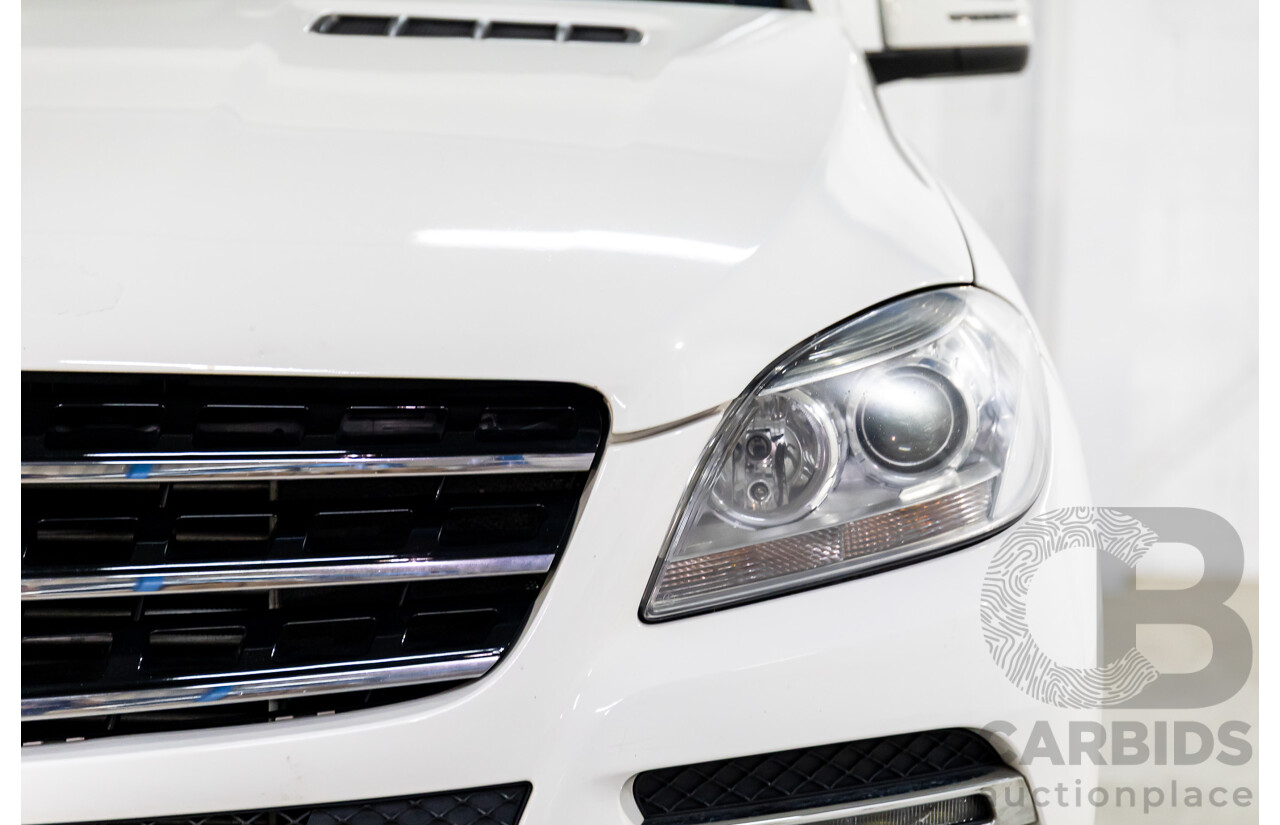 11/2014 Mercedes-Benz ML250 CDI Bluetec (4x4) 166 4d Wagon Polar White Turbo Diesel 2.1L
