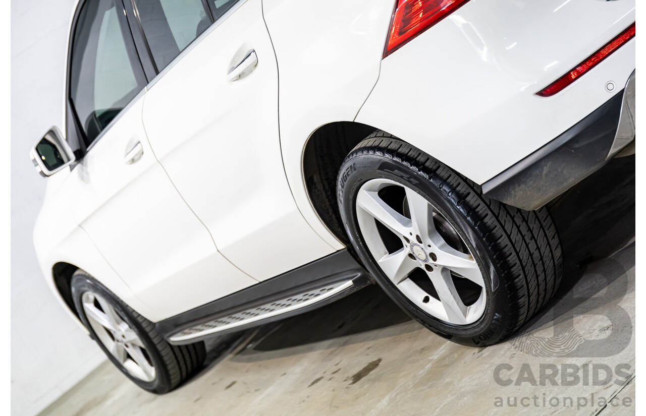 11/2014 Mercedes-Benz ML250 CDI Bluetec (4x4) 166 4d Wagon Polar White Turbo Diesel 2.1L