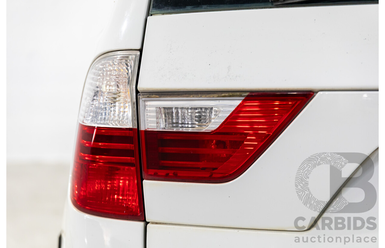 10/2009 BMW X3 Xdrive 20d M Sport Lifestyle (AWD) E83 MY10 4d Wagon Alpine White Turbo Diesel 2.0L