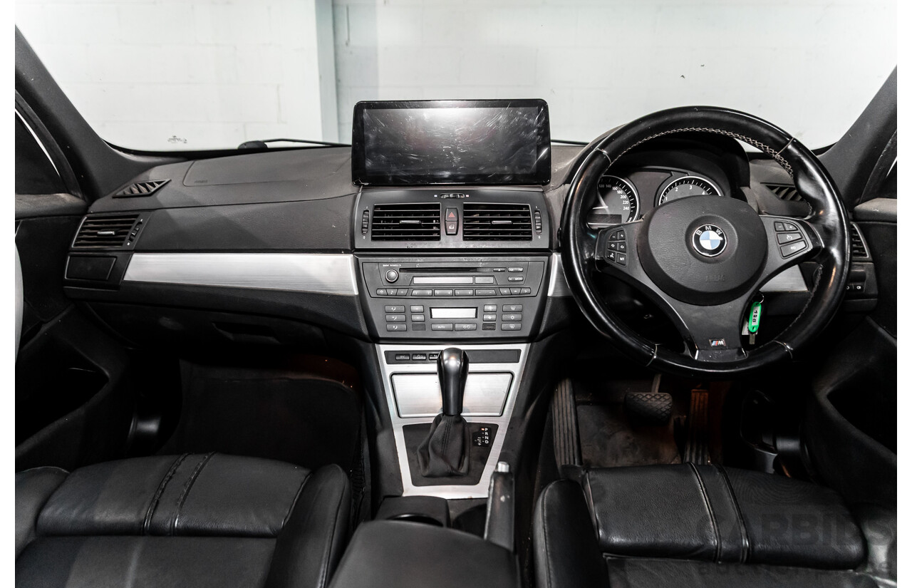 10/2009 BMW X3 Xdrive 20d M Sport Lifestyle (AWD) E83 MY10 4d Wagon Alpine White Turbo Diesel 2.0L