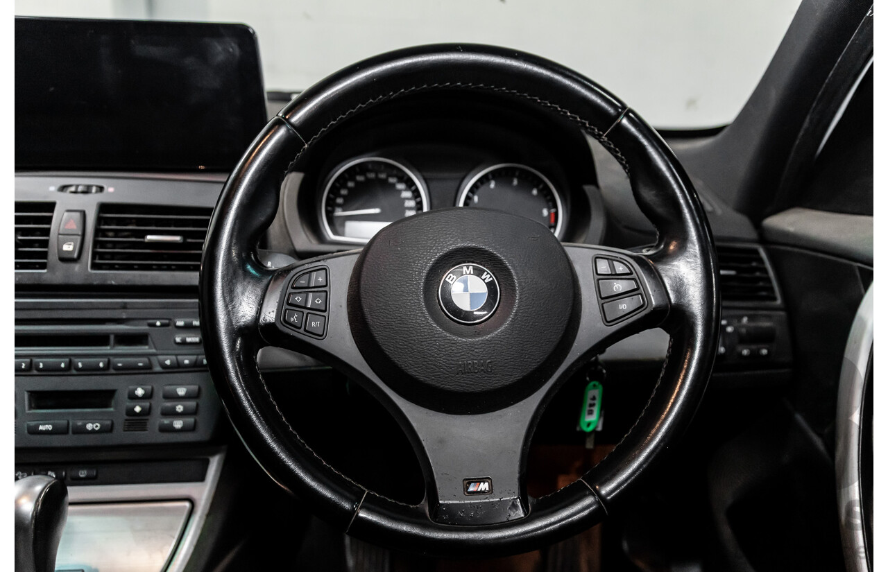 10/2009 BMW X3 Xdrive 20d M Sport Lifestyle (AWD) E83 MY10 4d Wagon Alpine White Turbo Diesel 2.0L