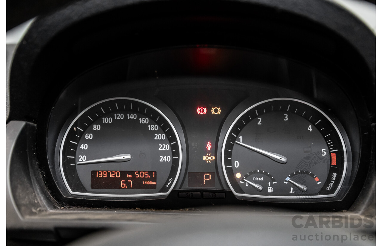 10/2009 BMW X3 Xdrive 20d M Sport Lifestyle (AWD) E83 MY10 4d Wagon Alpine White Turbo Diesel 2.0L