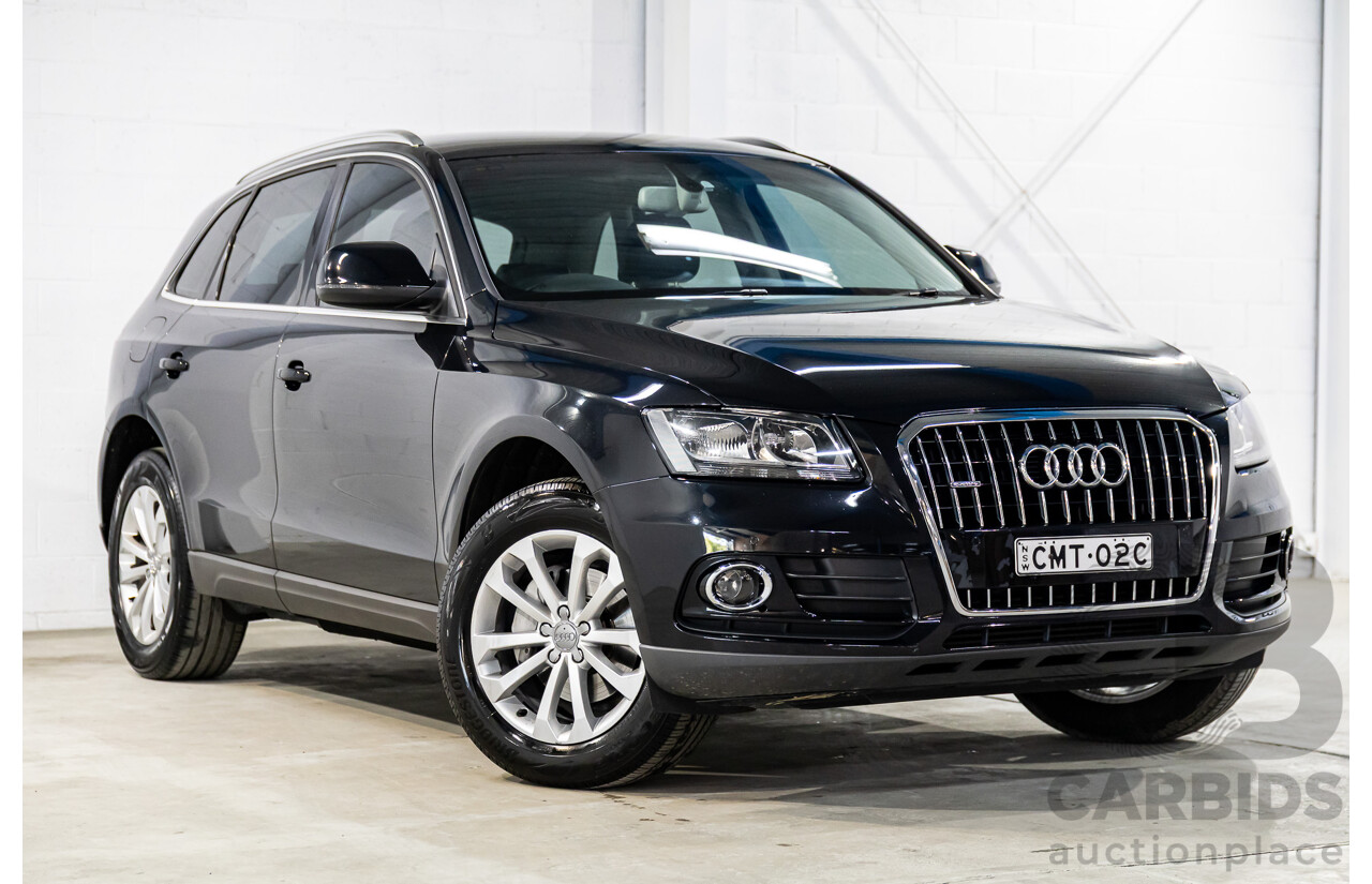 3/2013 Audi Q5 2.0 TFSI Quattro 8R MY13 4d Wagon Black 2.0L