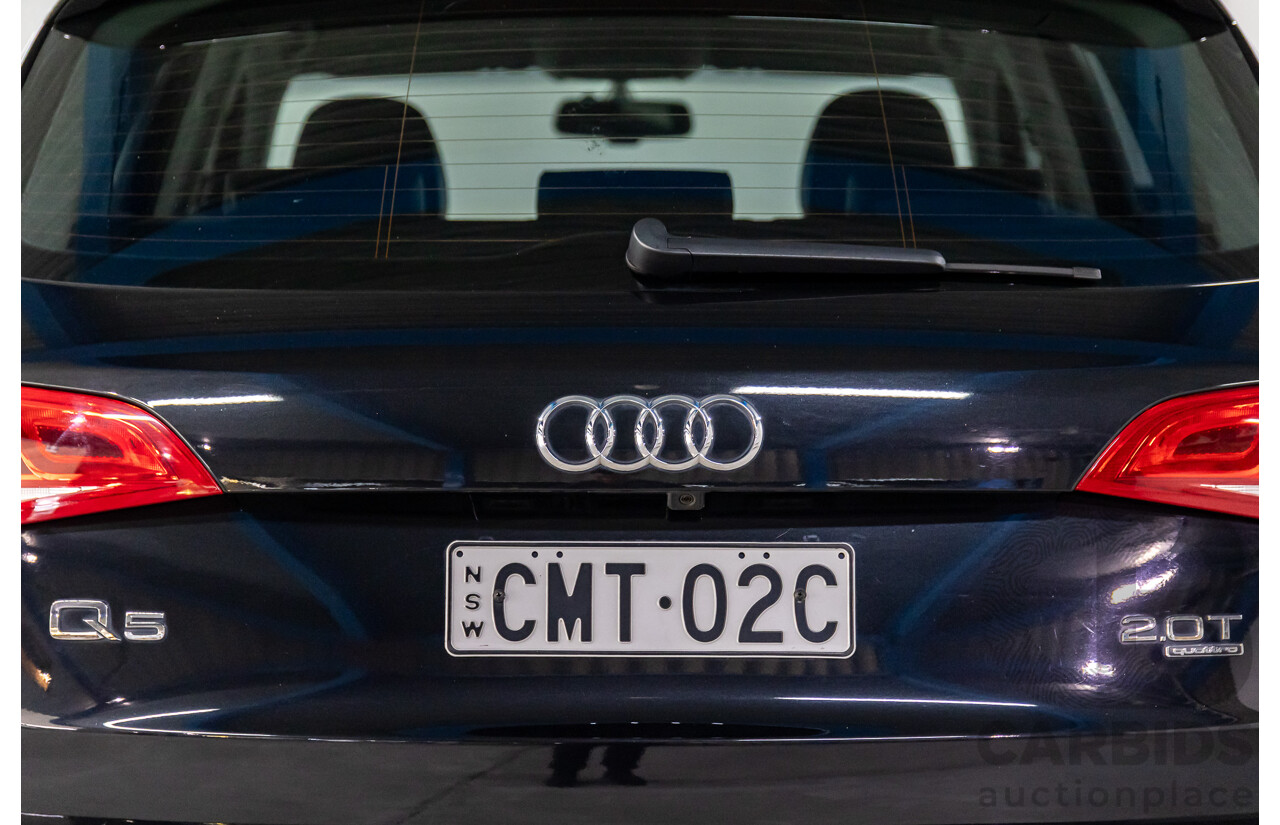 3/2013 Audi Q5 2.0 TFSI Quattro 8R MY13 4d Wagon Black 2.0L