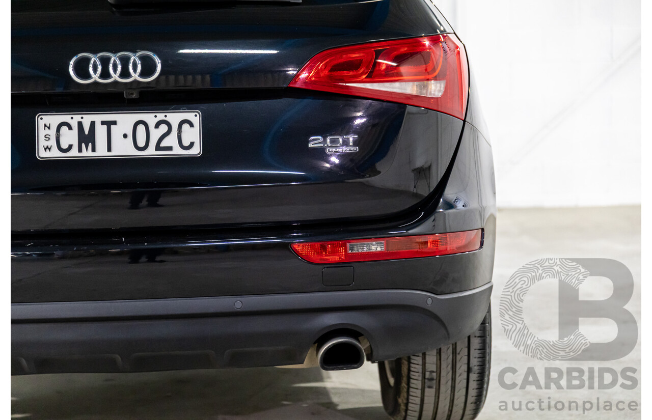 3/2013 Audi Q5 2.0 TFSI Quattro 8R MY13 4d Wagon Black 2.0L