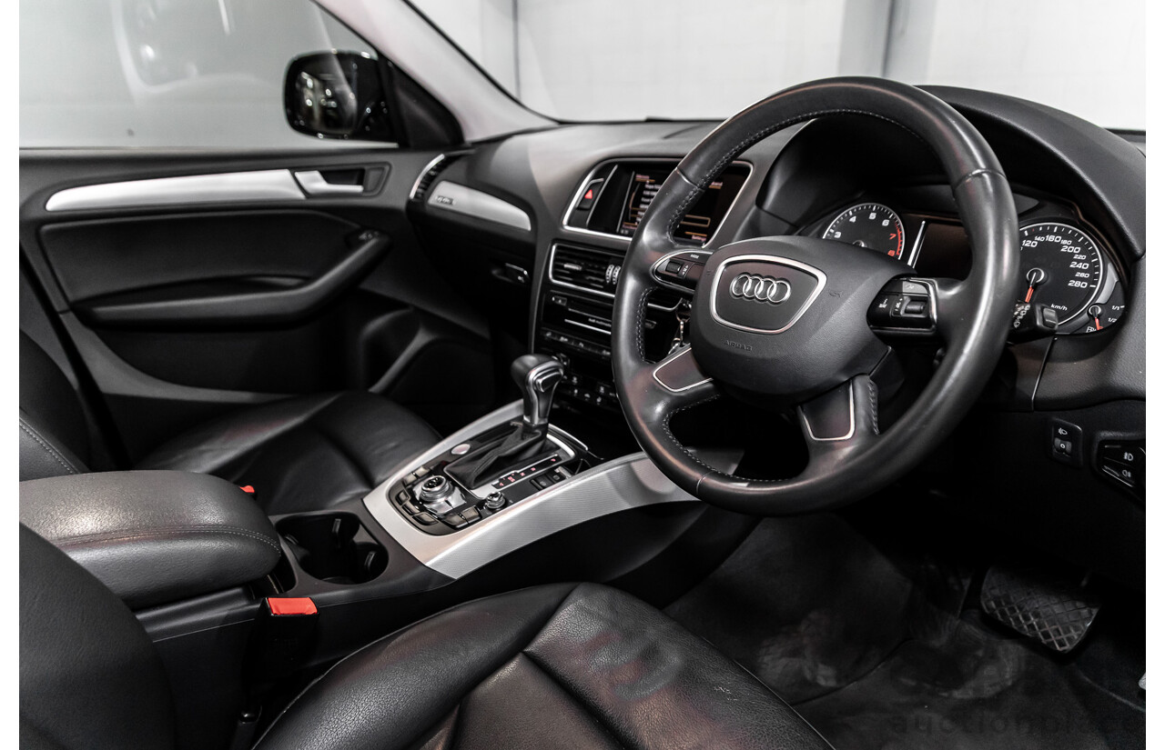 3/2013 Audi Q5 2.0 TFSI Quattro 8R MY13 4d Wagon Black 2.0L