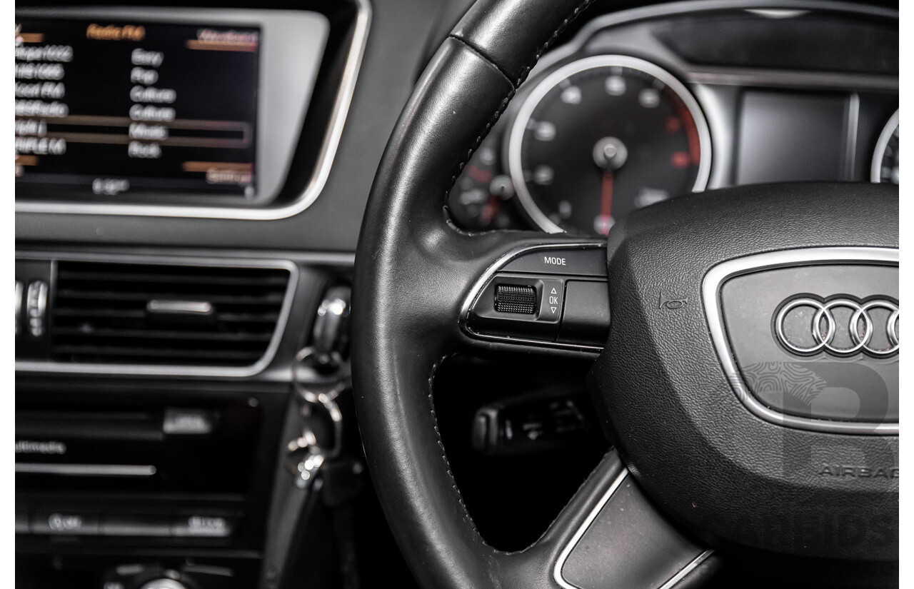 3/2013 Audi Q5 2.0 TFSI Quattro 8R MY13 4d Wagon Black 2.0L
