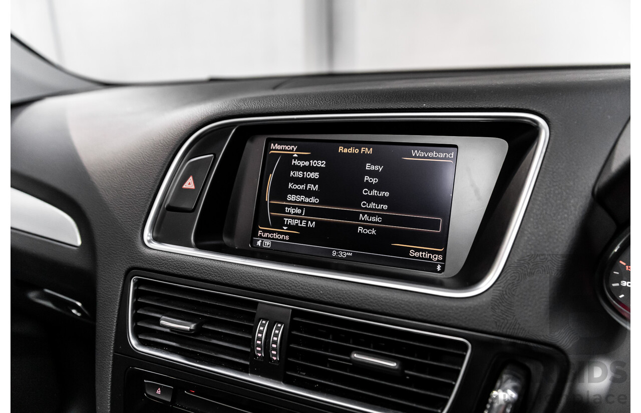 3/2013 Audi Q5 2.0 TFSI Quattro 8R MY13 4d Wagon Black 2.0L