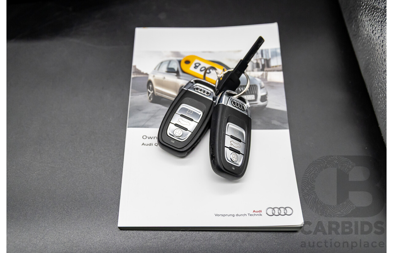 3/2013 Audi Q5 2.0 TFSI Quattro 8R MY13 4d Wagon Black 2.0L