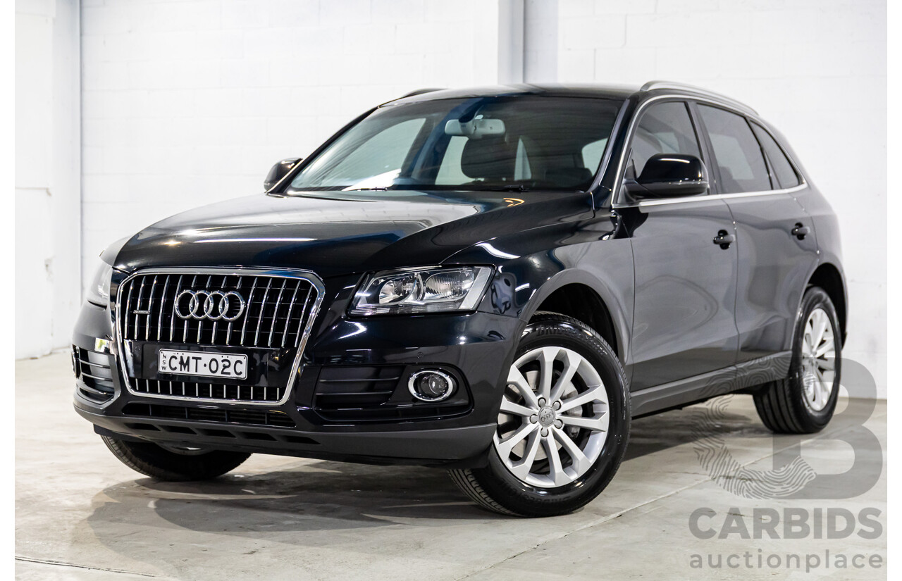 3/2013 Audi Q5 2.0 TFSI Quattro 8R MY13 4d Wagon Black 2.0L