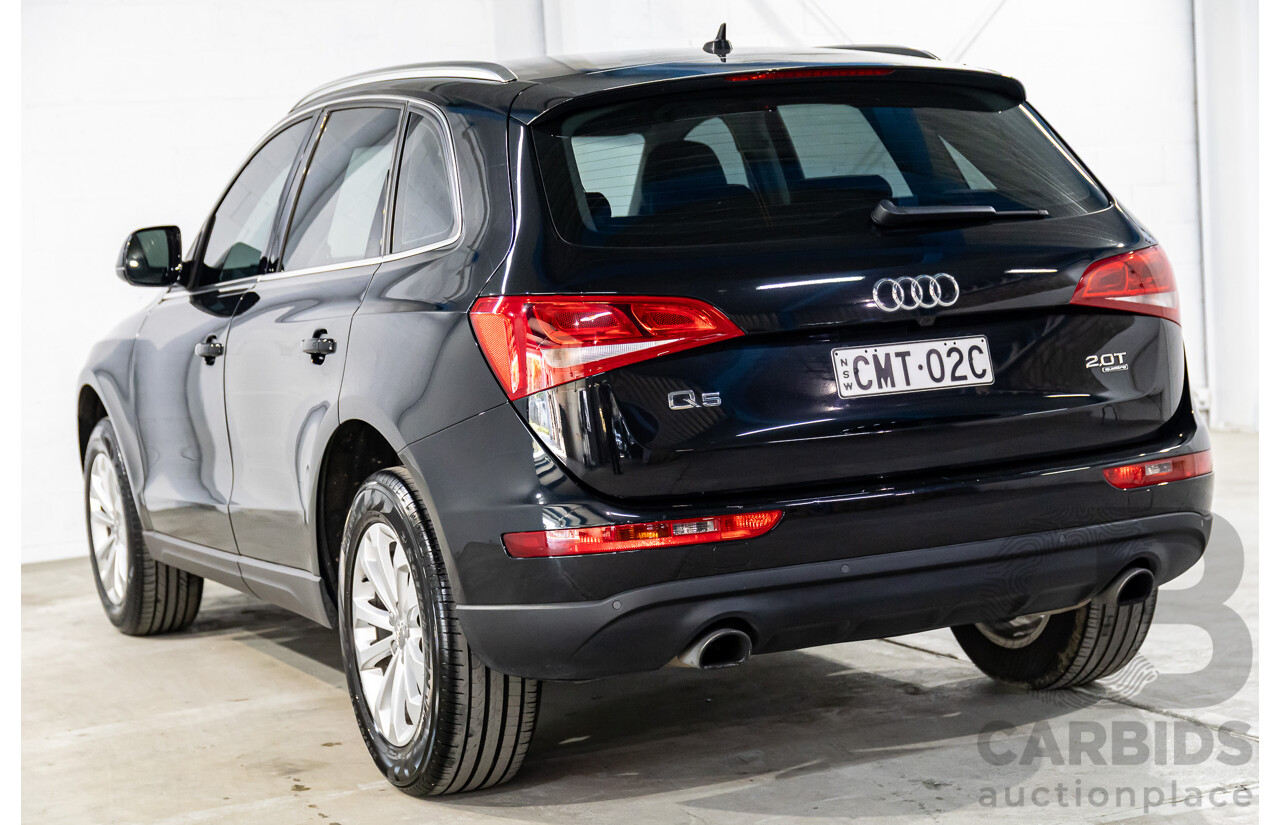 3/2013 Audi Q5 2.0 TFSI Quattro 8R MY13 4d Wagon Black 2.0L