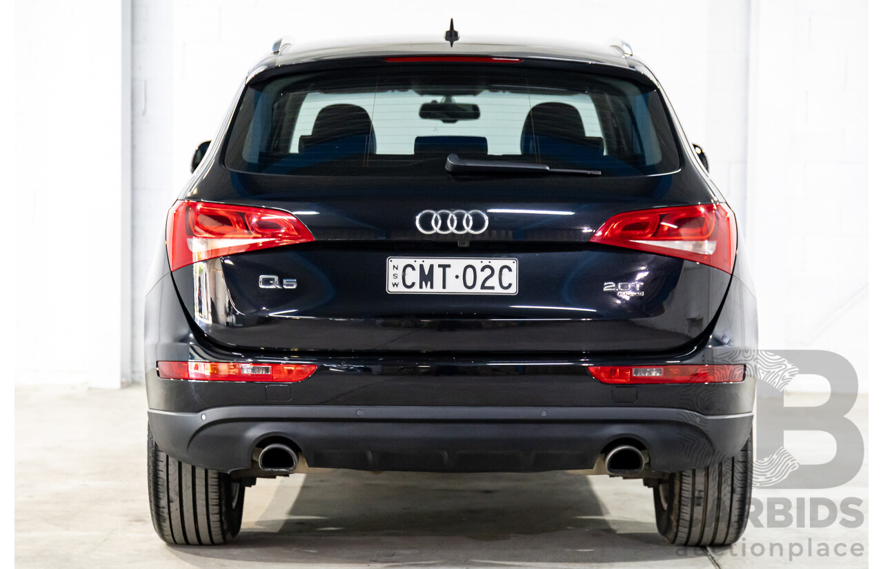 3/2013 Audi Q5 2.0 TFSI Quattro 8R MY13 4d Wagon Black 2.0L