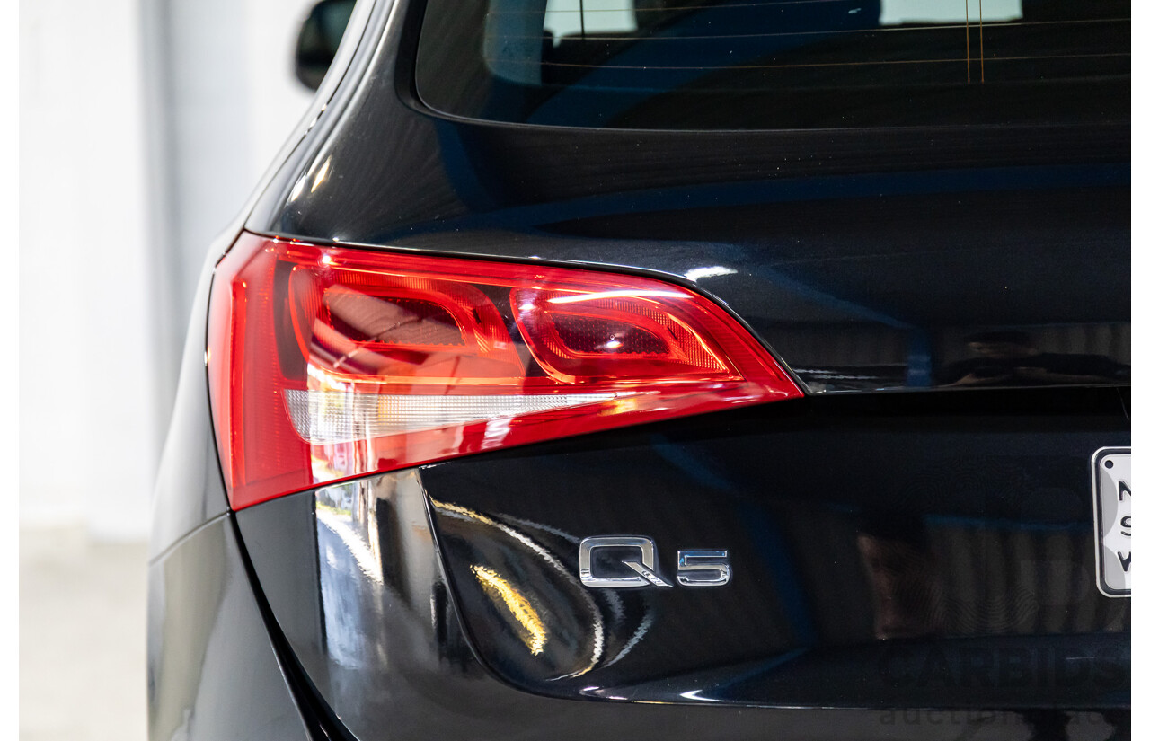 3/2013 Audi Q5 2.0 TFSI Quattro 8R MY13 4d Wagon Black 2.0L