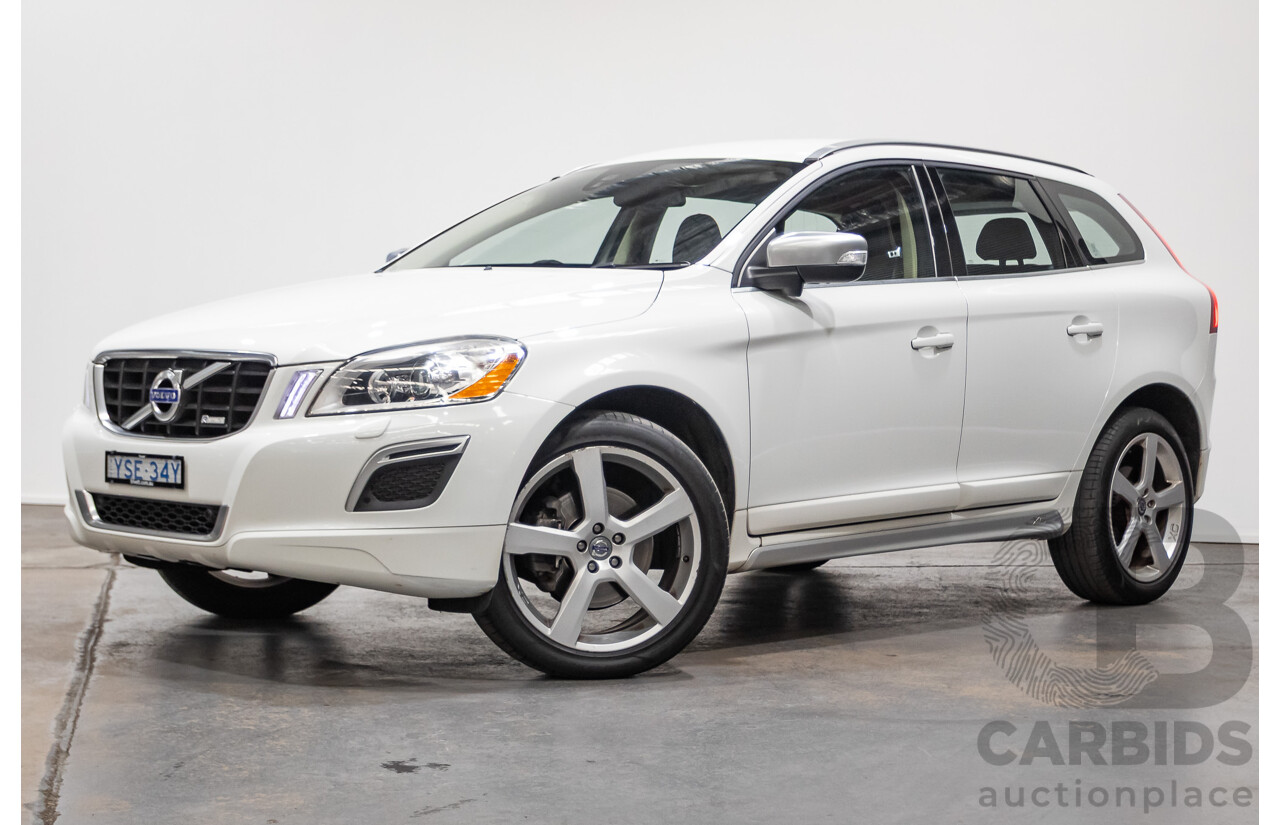 7/2013 Volvo XC60 T6 R-Design (AWD) DZ MY12 4d Wagon White Turbo 3.0L