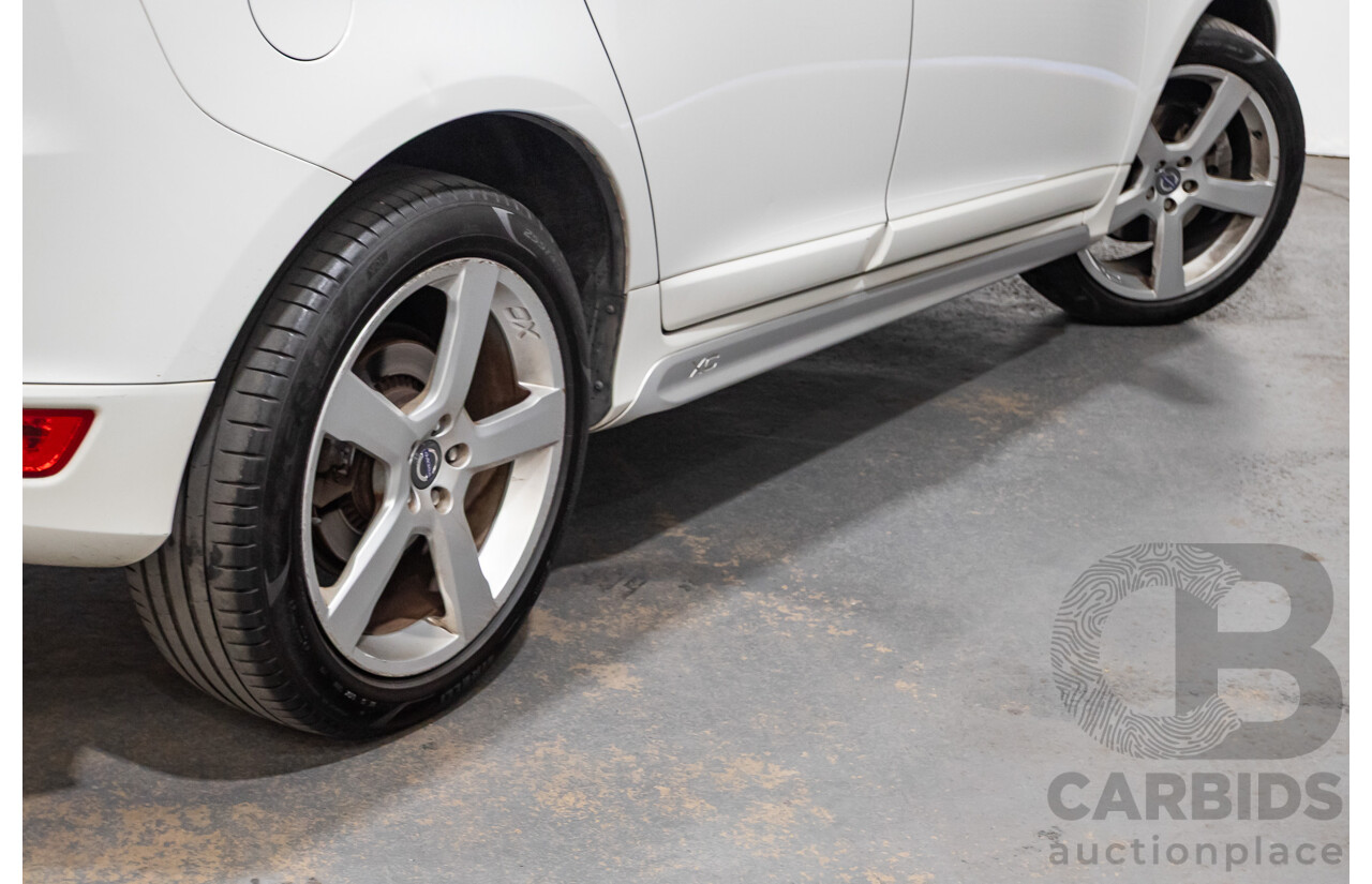 7/2013 Volvo XC60 T6 R-Design (AWD) DZ MY12 4d Wagon White Turbo 3.0L
