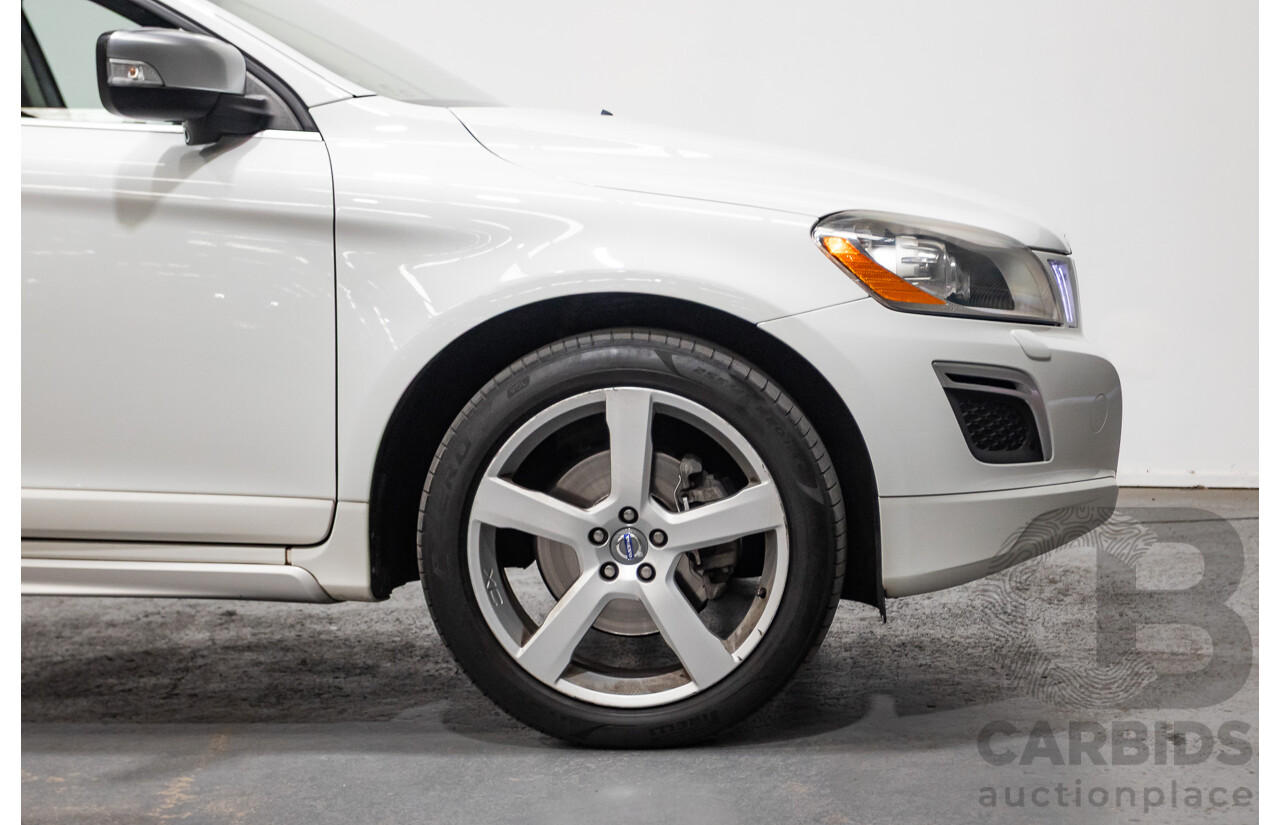 7/2013 Volvo XC60 T6 R-Design (AWD) DZ MY12 4d Wagon White Turbo 3.0L