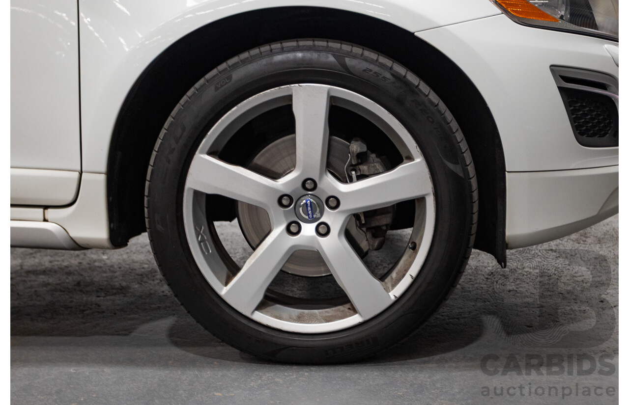 7/2013 Volvo XC60 T6 R-Design (AWD) DZ MY12 4d Wagon White Turbo 3.0L