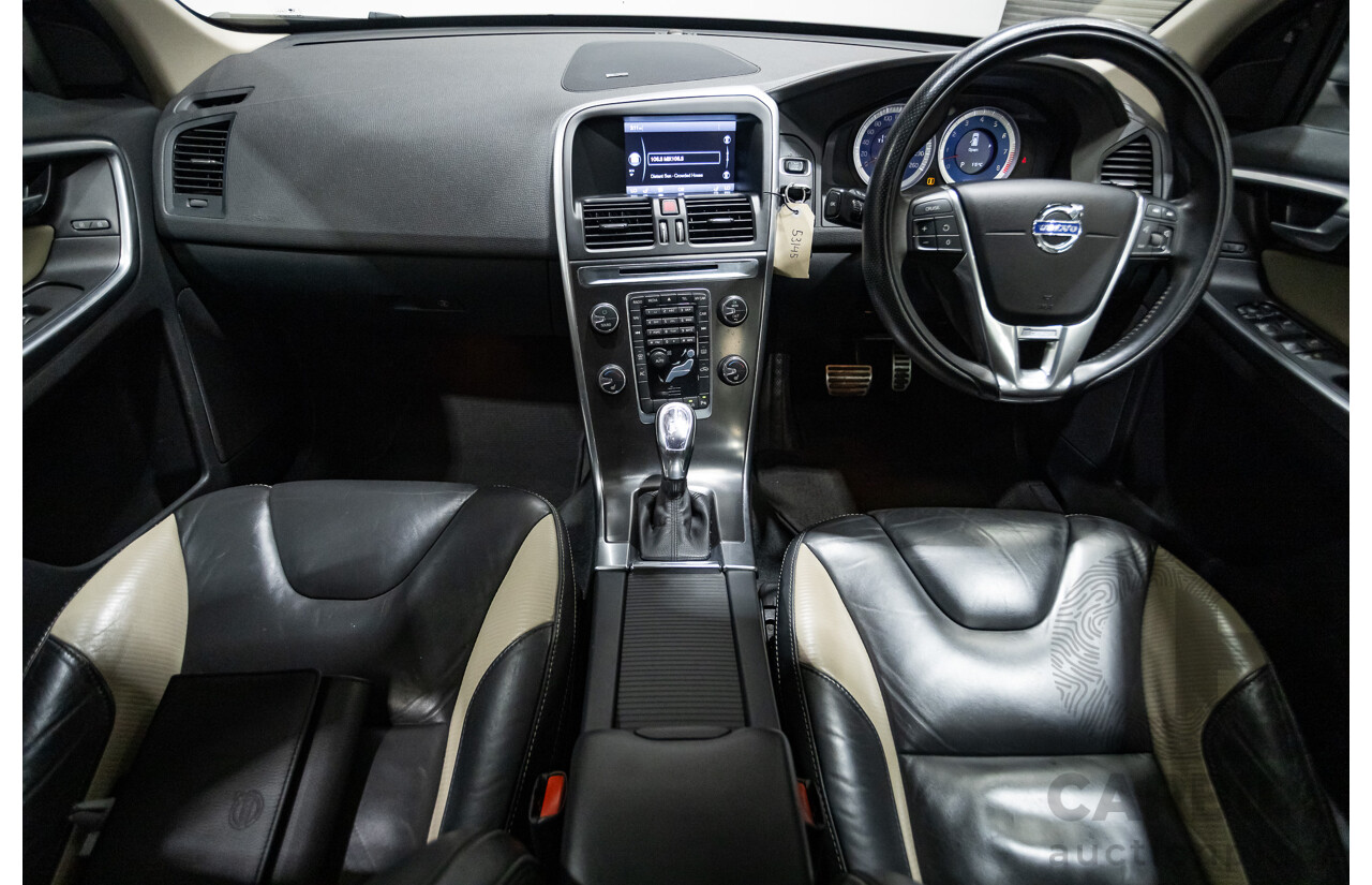 7/2013 Volvo XC60 T6 R-Design (AWD) DZ MY12 4d Wagon White Turbo 3.0L