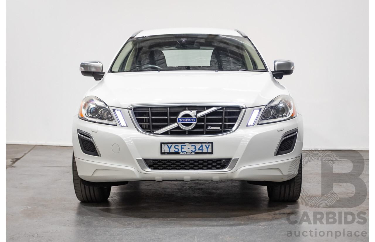 7/2013 Volvo XC60 T6 R-Design (AWD) DZ MY12 4d Wagon White Turbo 3.0L