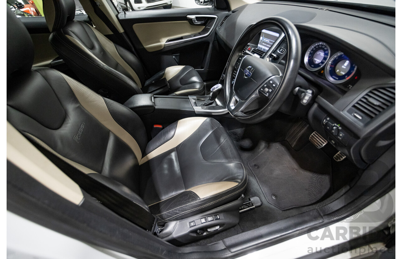 7/2013 Volvo XC60 T6 R-Design (AWD) DZ MY12 4d Wagon White Turbo 3.0L