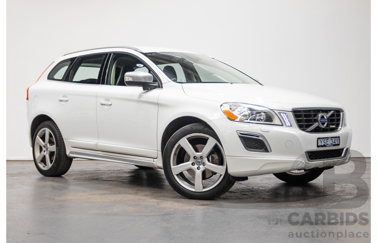 7/2013 Volvo XC60 T6 R-Design (AWD) DZ MY12 4d Wagon White Turbo 3.0L