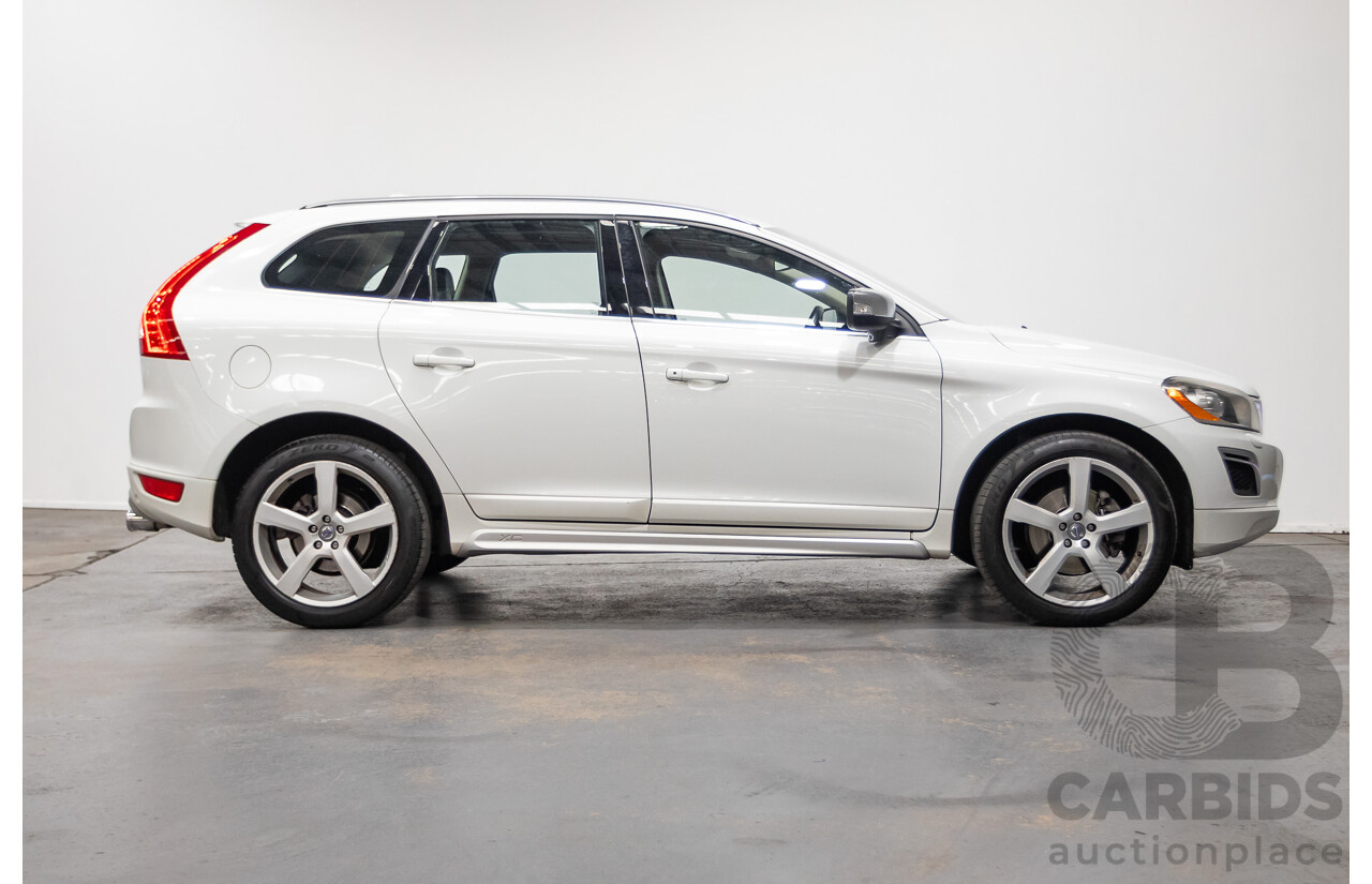 7/2013 Volvo XC60 T6 R-Design (AWD) DZ MY12 4d Wagon White Turbo 3.0L