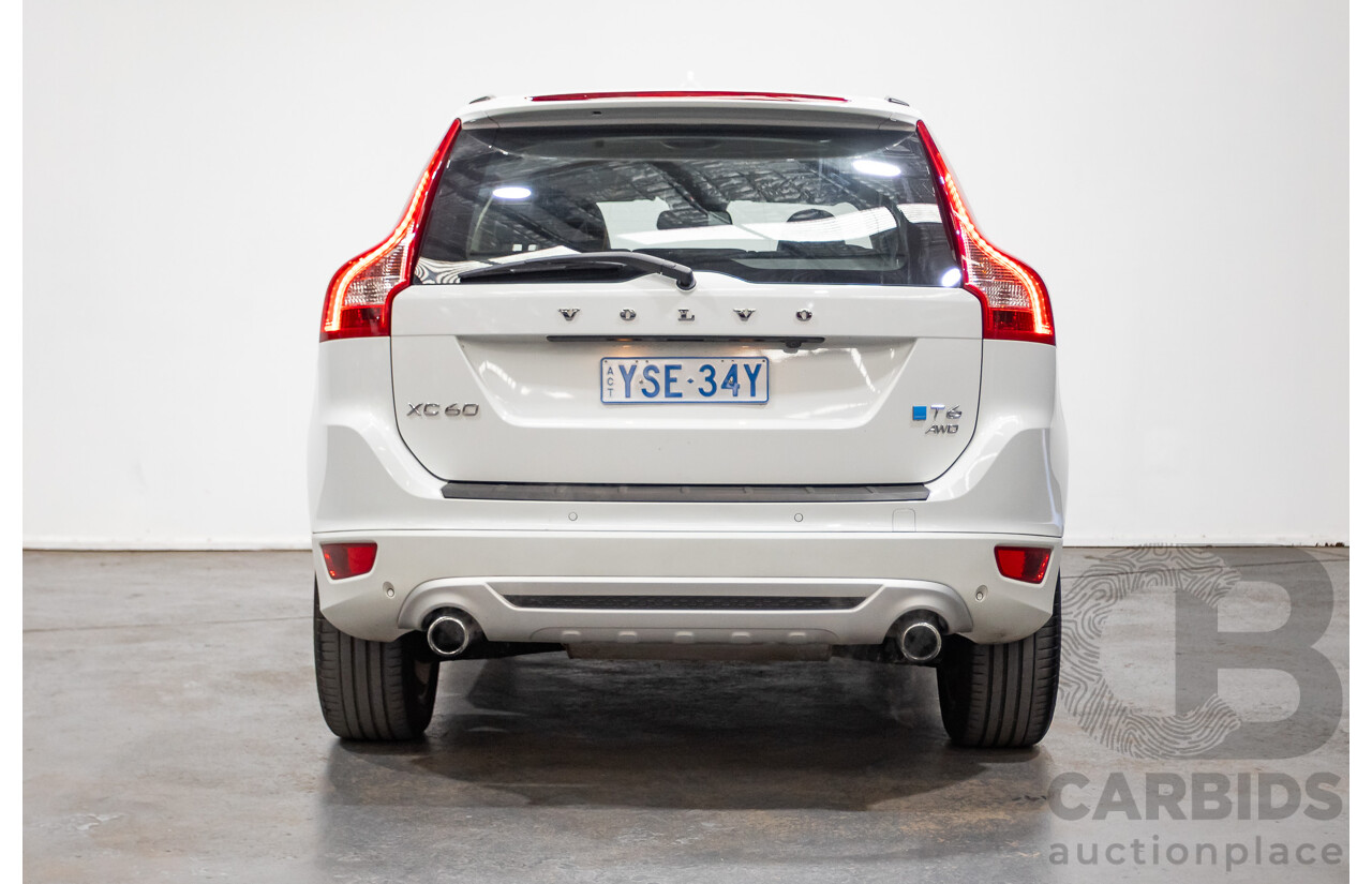 7/2013 Volvo XC60 T6 R-Design (AWD) DZ MY12 4d Wagon White Turbo 3.0L