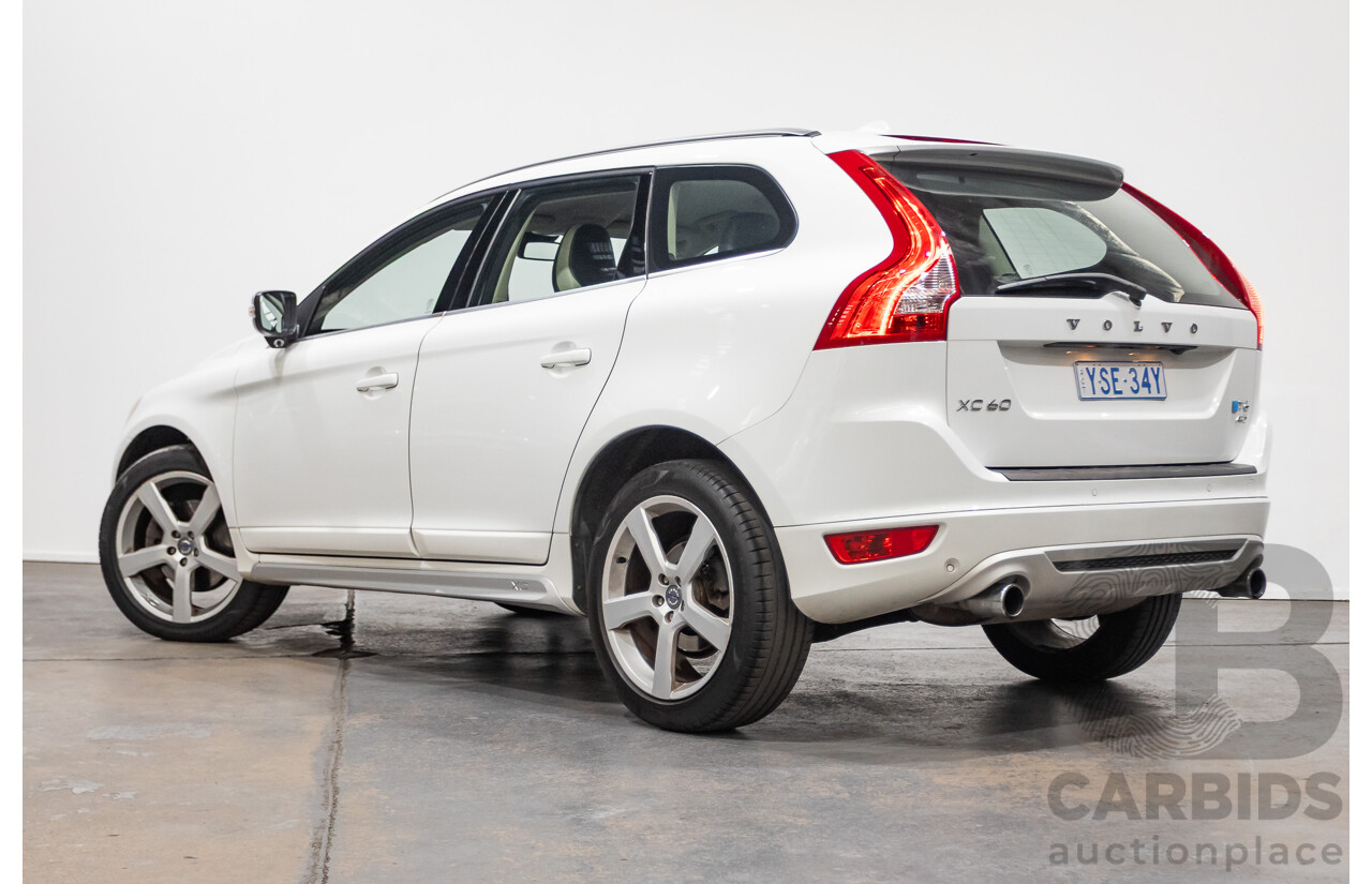 7/2013 Volvo XC60 T6 R-Design (AWD) DZ MY12 4d Wagon White Turbo 3.0L