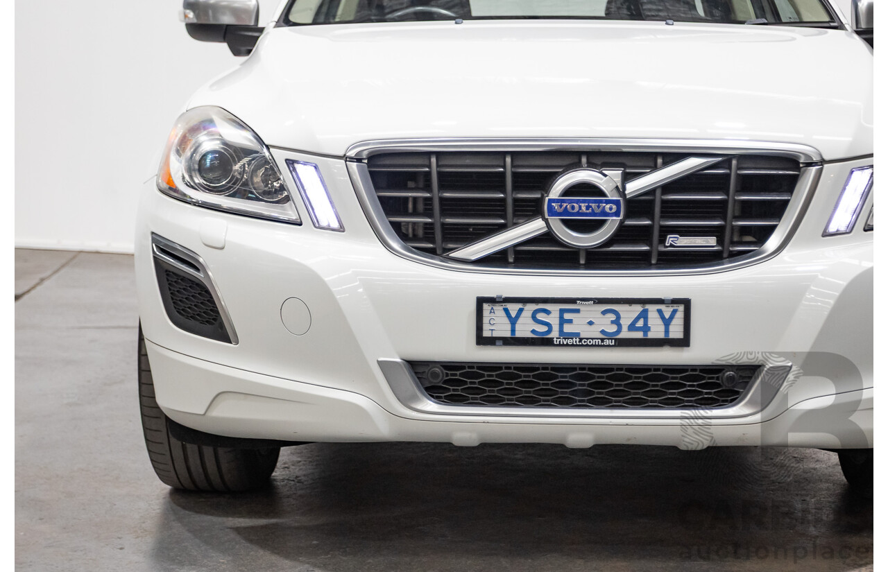 7/2013 Volvo XC60 T6 R-Design (AWD) DZ MY12 4d Wagon White Turbo 3.0L