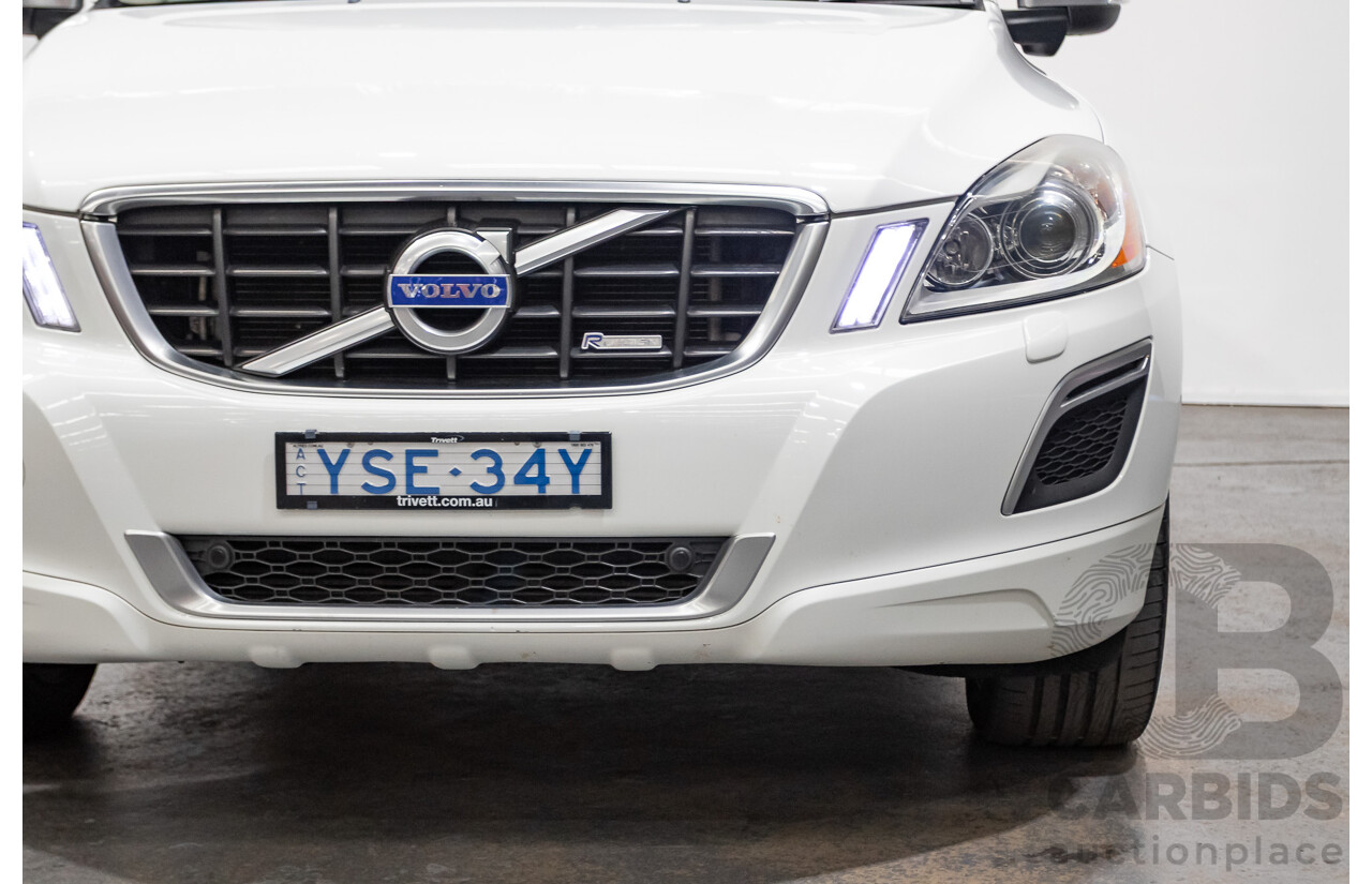 7/2013 Volvo XC60 T6 R-Design (AWD) DZ MY12 4d Wagon White Turbo 3.0L