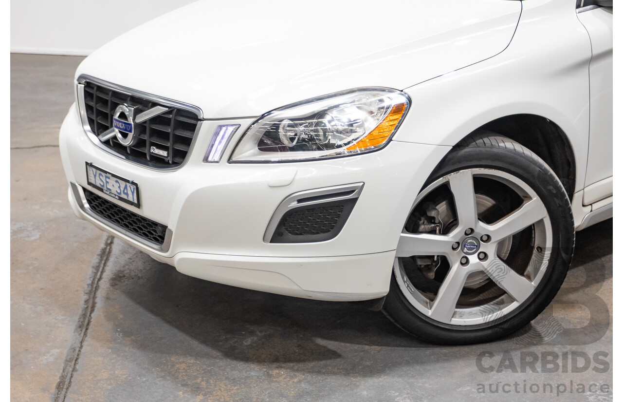 7/2013 Volvo XC60 T6 R-Design (AWD) DZ MY12 4d Wagon White Turbo 3.0L