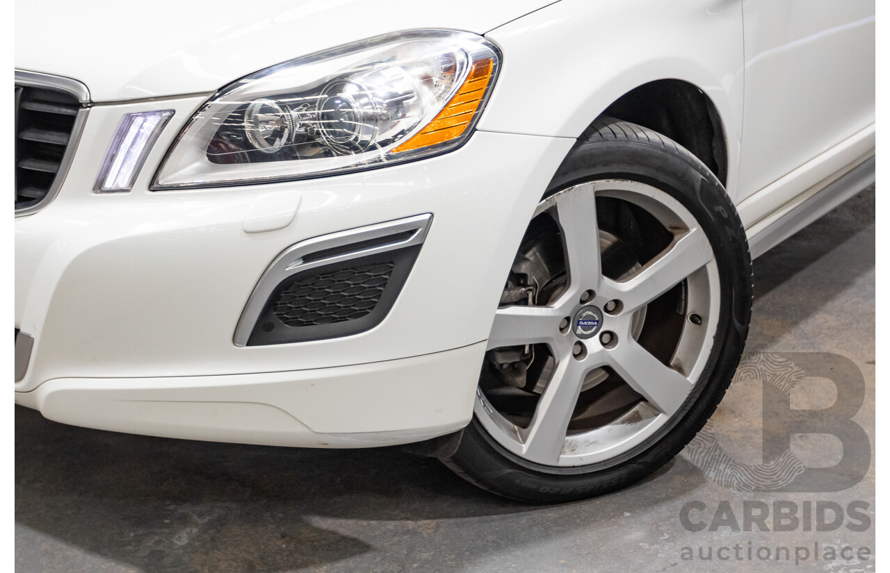 7/2013 Volvo XC60 T6 R-Design (AWD) DZ MY12 4d Wagon White Turbo 3.0L