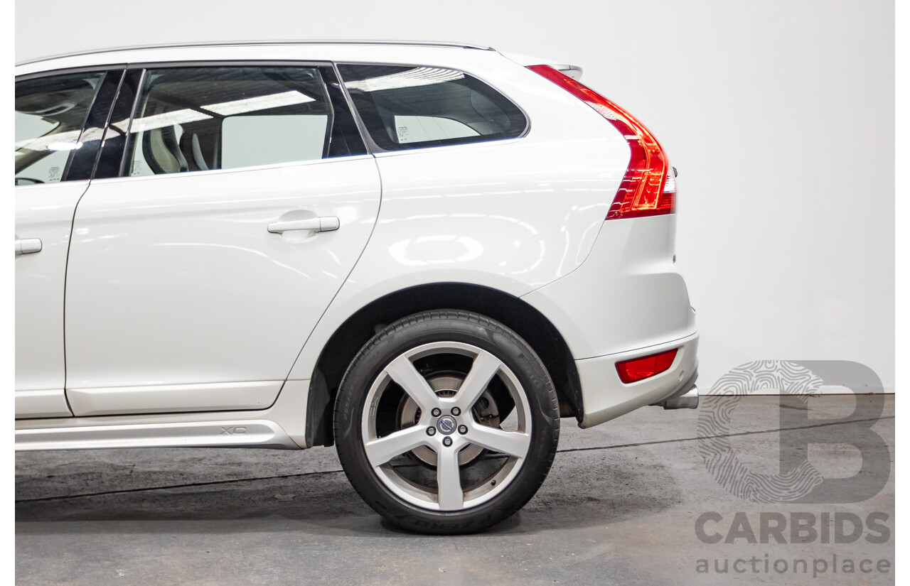 7/2013 Volvo XC60 T6 R-Design (AWD) DZ MY12 4d Wagon White Turbo 3.0L