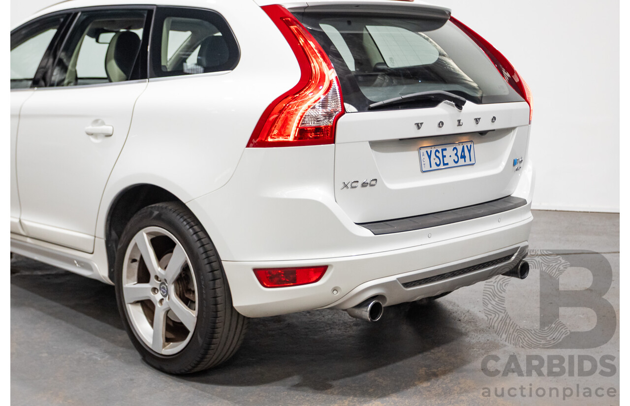 7/2013 Volvo XC60 T6 R-Design (AWD) DZ MY12 4d Wagon White Turbo 3.0L