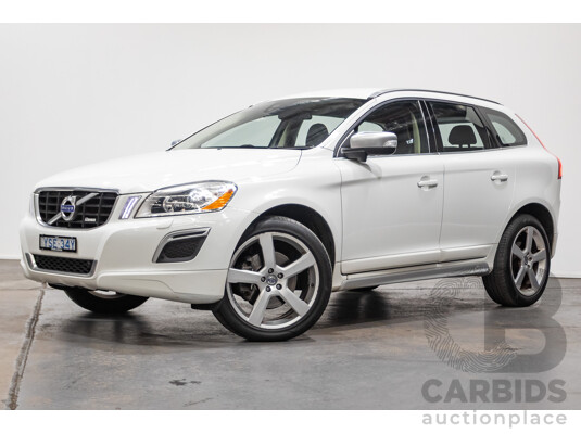 7/2013 Volvo XC60 T6 R-Design (AWD) DZ MY12 4d Wagon White Turbo 3.0L