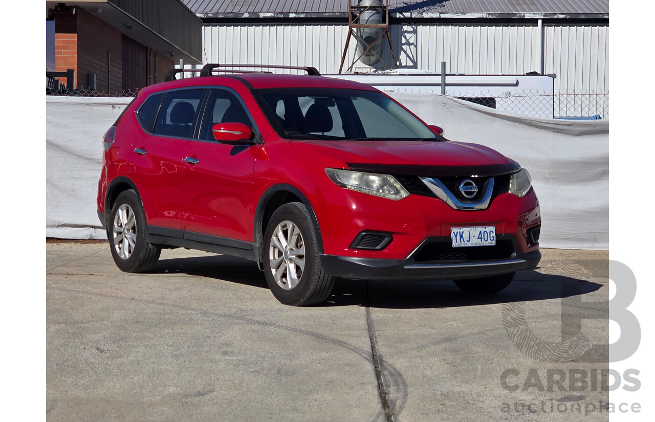 5/2015 Nissan X-Trail ST (4x4) T32 4d Wagon Red Turbo Diesel 2.5L
