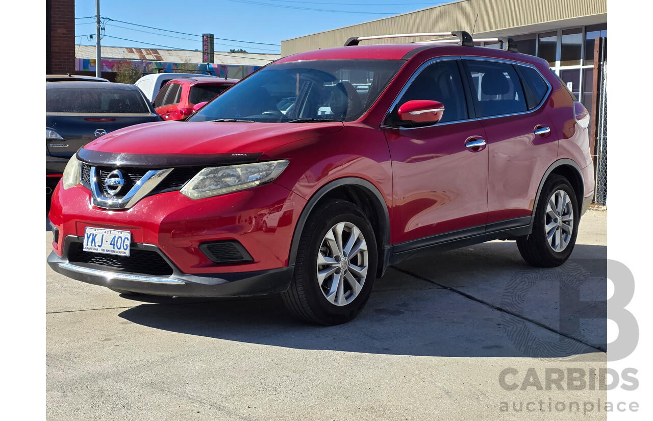 5/2015 Nissan X-Trail ST (4x4) T32 4d Wagon Red Turbo Diesel 2.5L