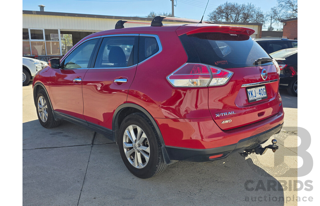 5/2015 Nissan X-Trail ST (4x4) T32 4d Wagon Red Turbo Diesel 2.5L