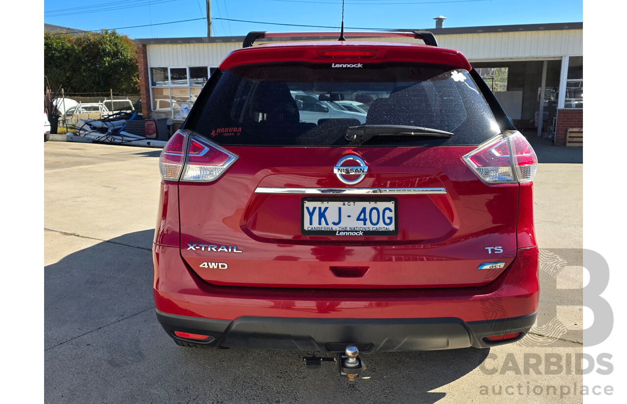 5/2015 Nissan X-Trail ST (4x4) T32 4d Wagon Red Turbo Diesel 2.5L