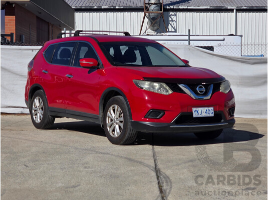 5/2015 Nissan X-Trail ST (4x4) T32 4d Wagon Red Turbo Diesel 2.5L