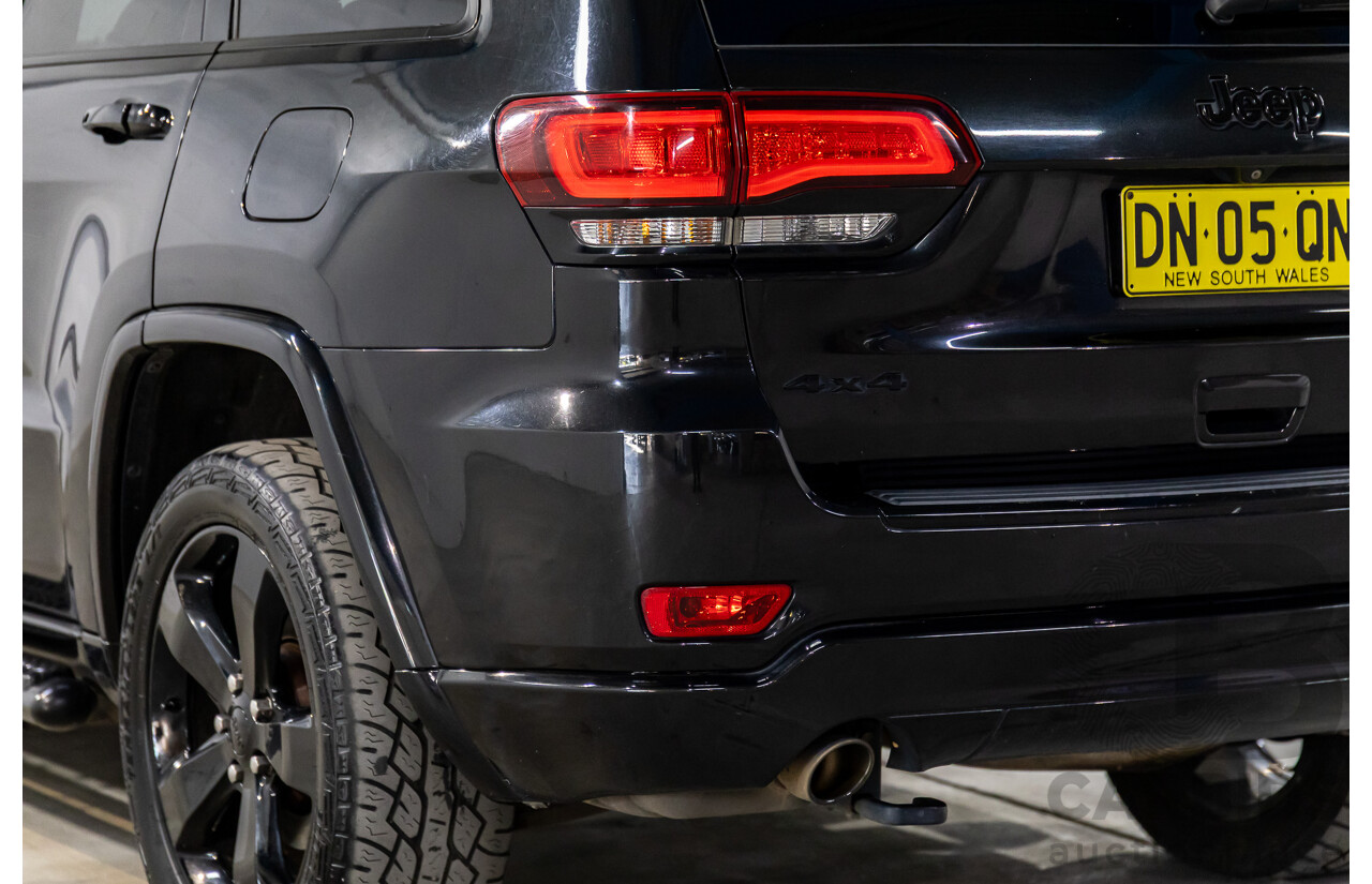 5/2015 Jeep Grand Cherokee Blackhawk WK MY15 4d Wagon Brilliant Black Pearl Turbo Diesel 3.0L