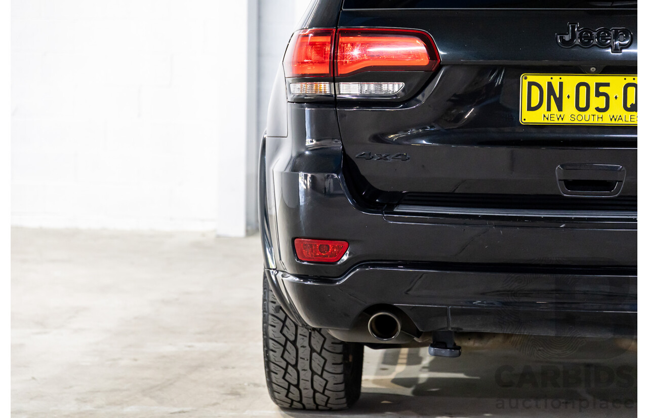 5/2015 Jeep Grand Cherokee Blackhawk WK MY15 4d Wagon Brilliant Black Pearl Turbo Diesel 3.0L