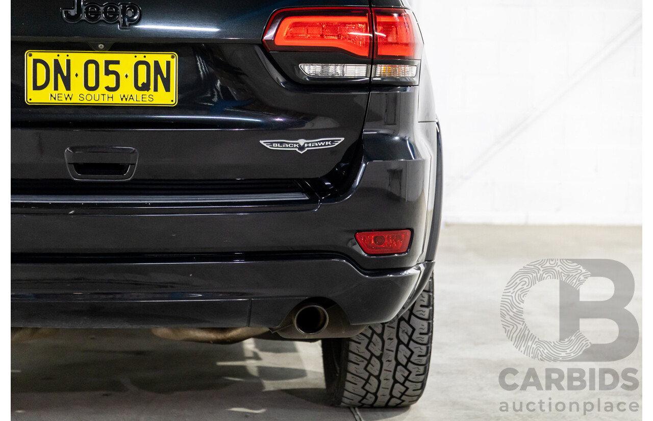 5/2015 Jeep Grand Cherokee Blackhawk WK MY15 4d Wagon Brilliant Black Pearl Turbo Diesel 3.0L